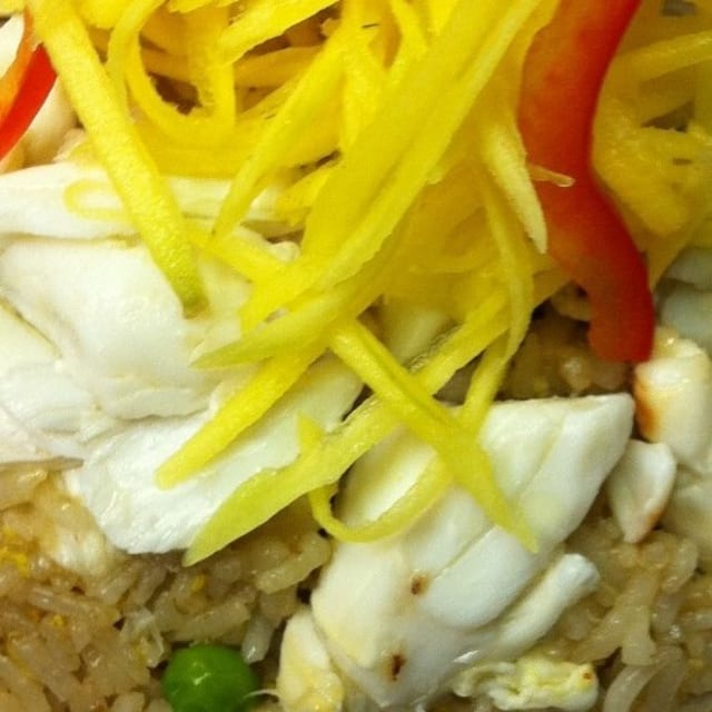 Jumbo Lump Crab Meat Fried Rice.